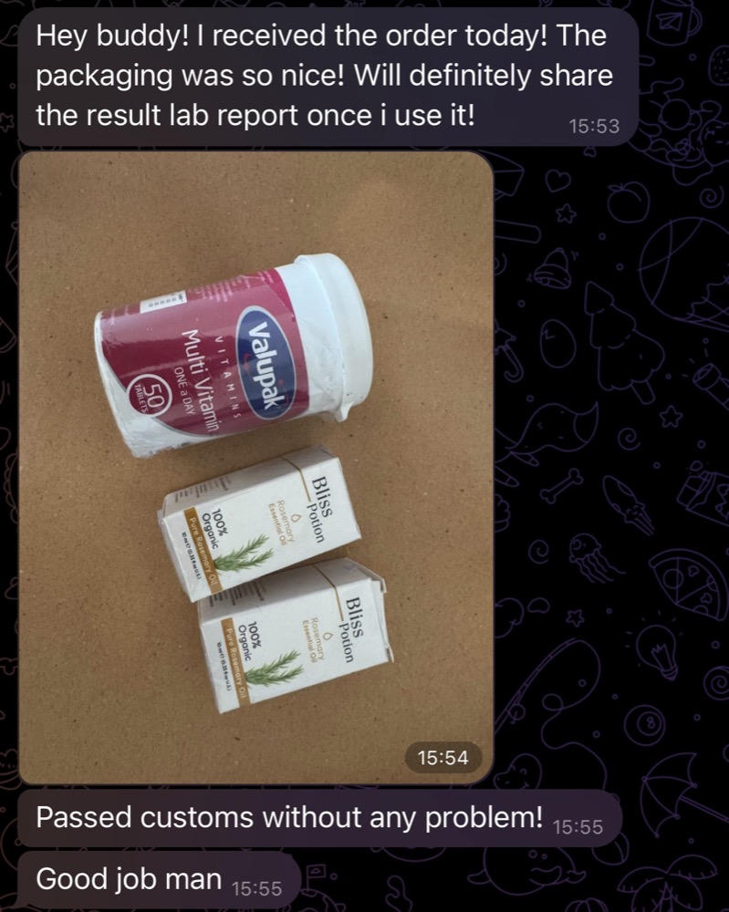 Customer delivery confirmation